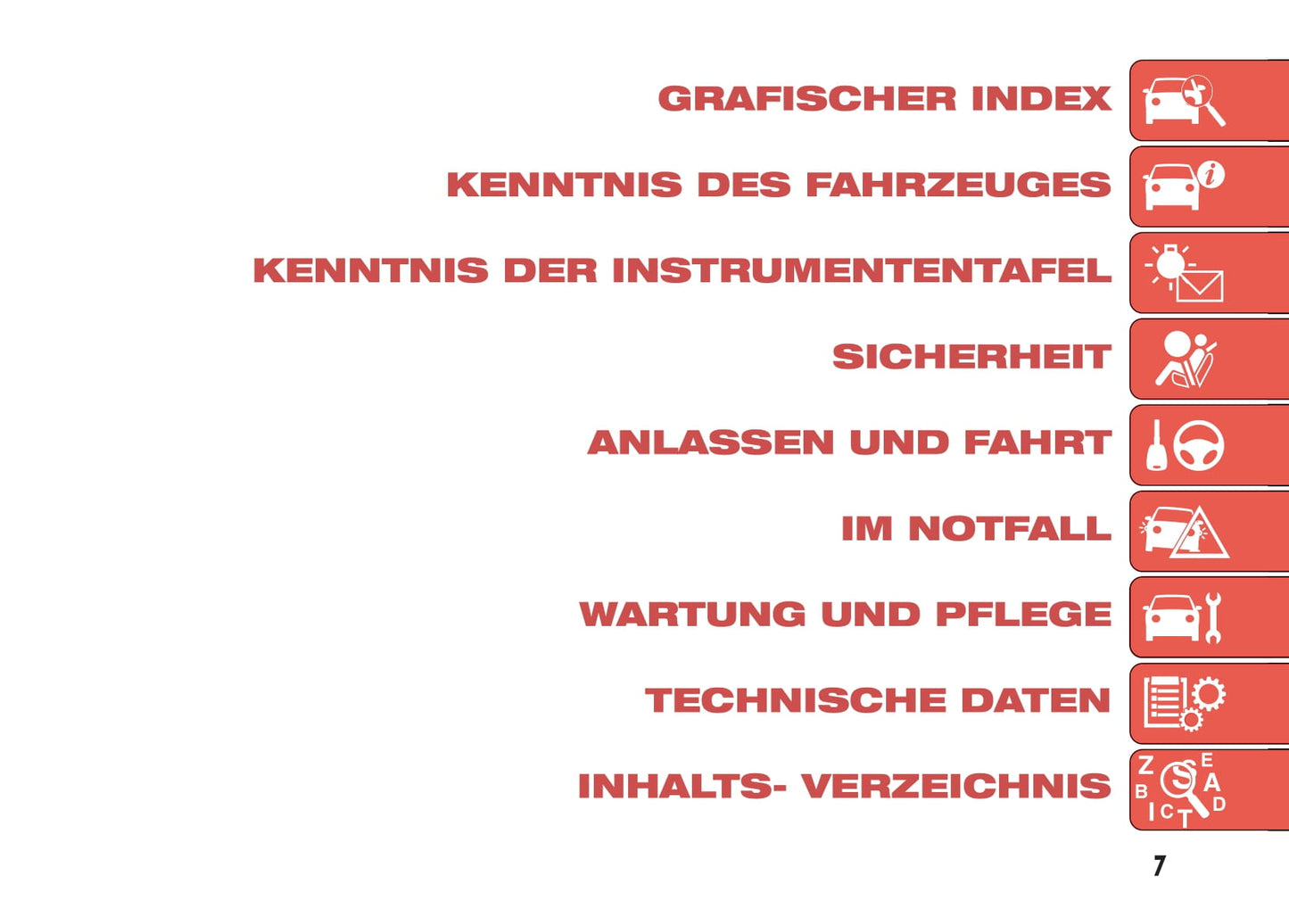 2016-2022 Abarth 595 Bedienungsanleitung | Deutsch