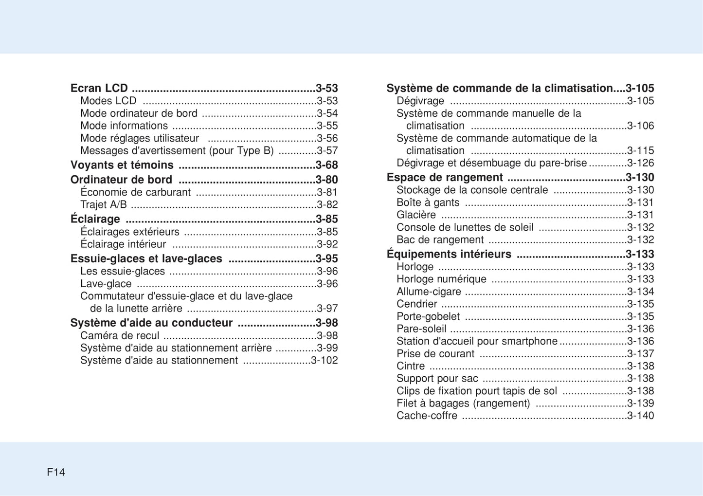 2015-2016 Hyundai i20 Owner's Manual | French