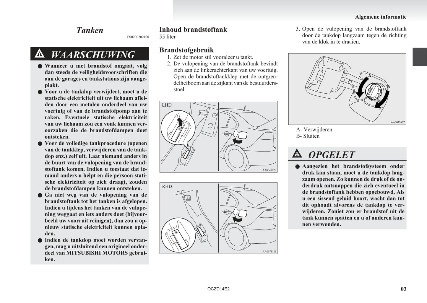 2008-2017 Mitsubishi Lancer Evolution Owner's Manual | Dutch