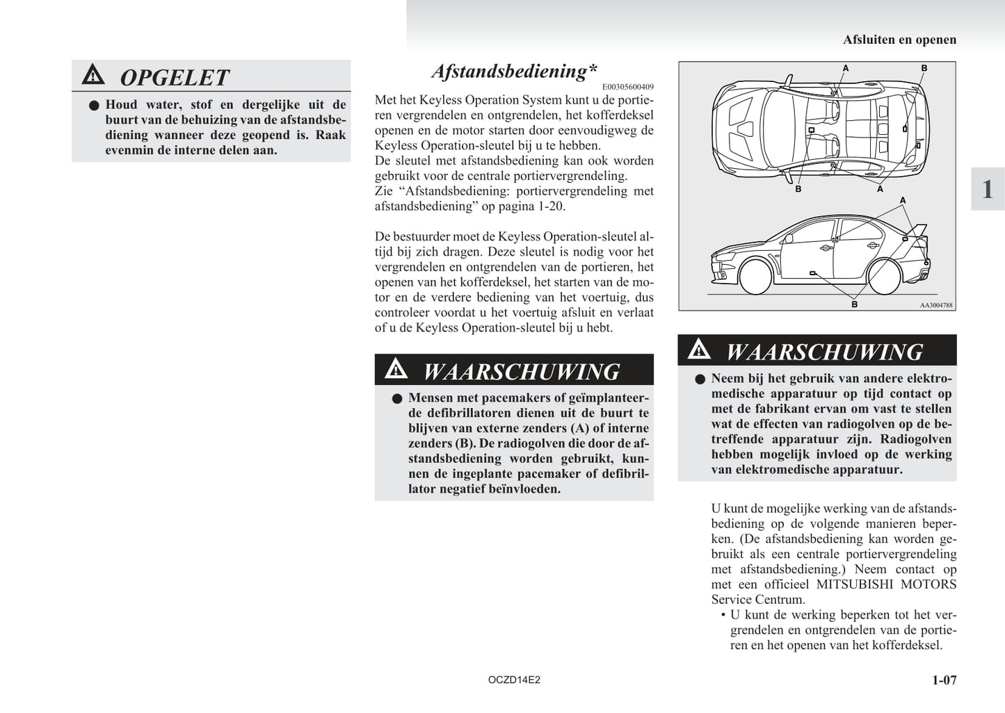2008-2017 Mitsubishi Lancer Evolution Bedienungsanleitung | Niederländisch