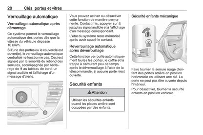 2017 Opel Crossland X Owner's Manual | French