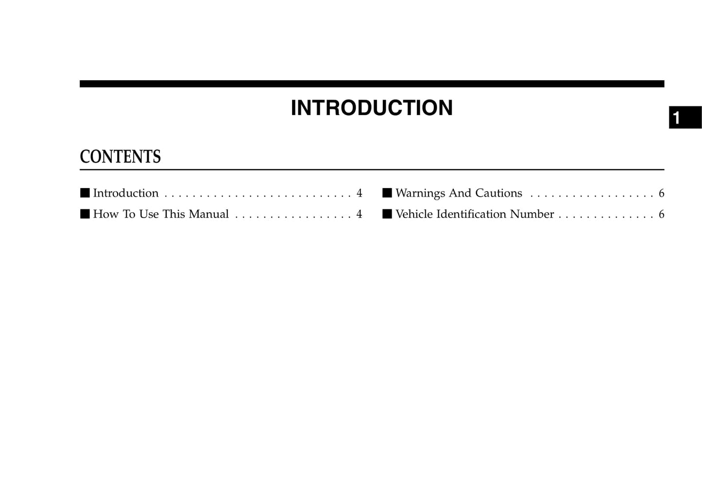 2004-2006 Chrysler Crossfire SRT6 Owner's Manual | English