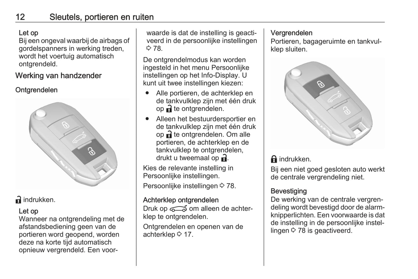 2019-2020 Opel Corsa Bedienungsanleitung | Niederländisch