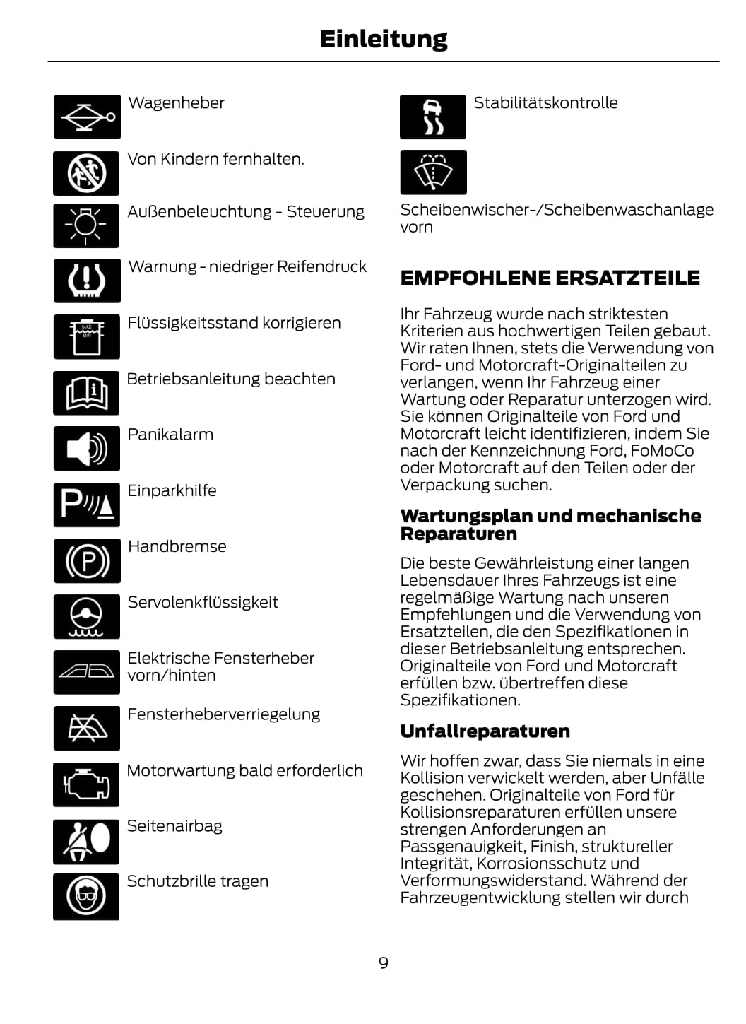 2013-2014 Ford Focus Owner's Manual | German