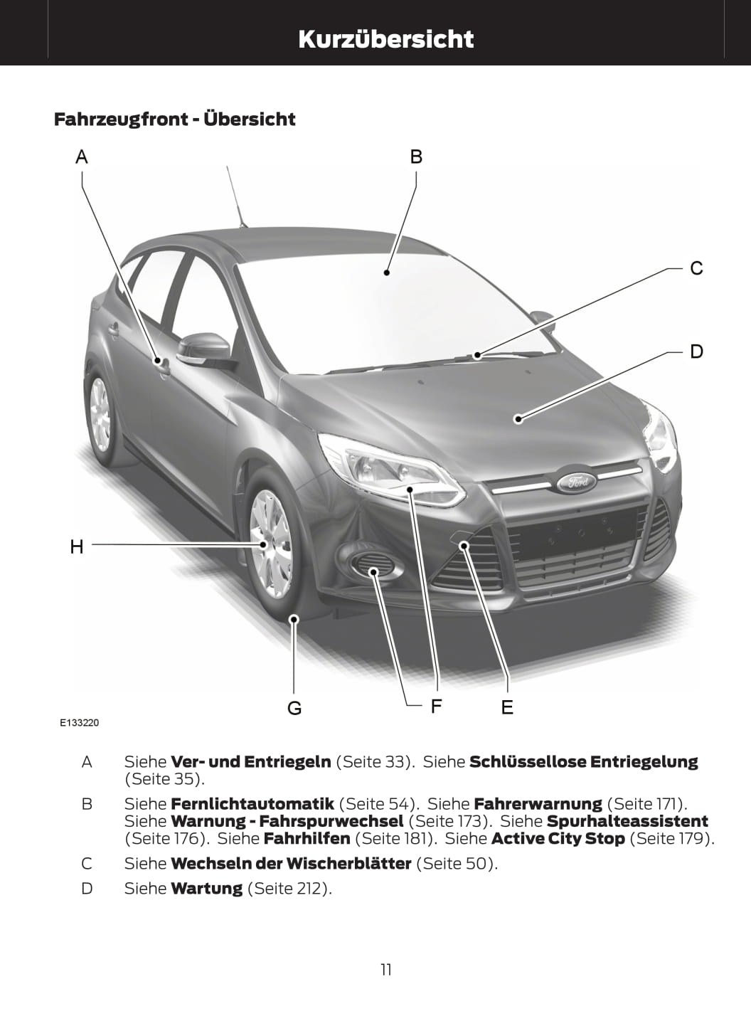 2013-2014 Ford Focus Owner's Manual | German