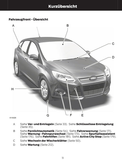 2013-2014 Ford Focus Owner's Manual | German