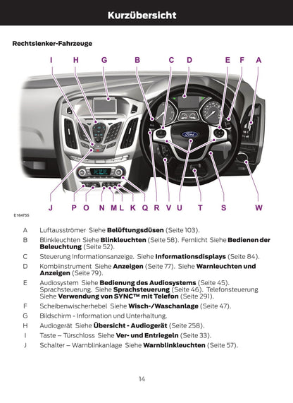 2013-2014 Ford Focus Owner's Manual | German