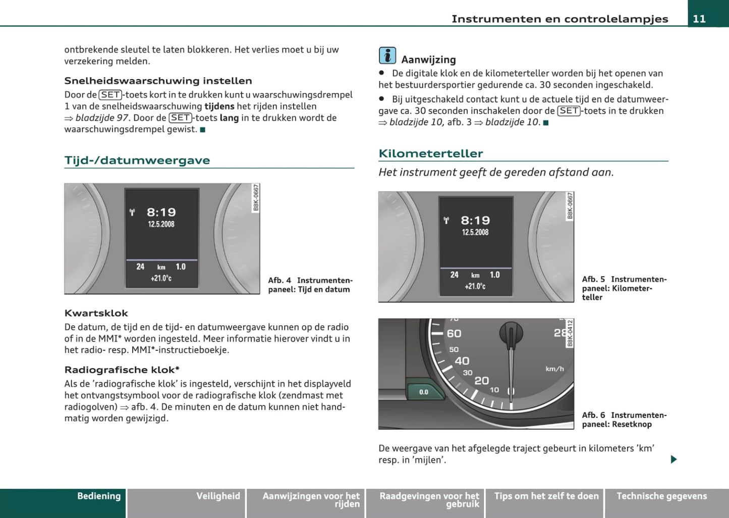 2007-2011 Audi A4 Avant Owner's Manual | Dutch