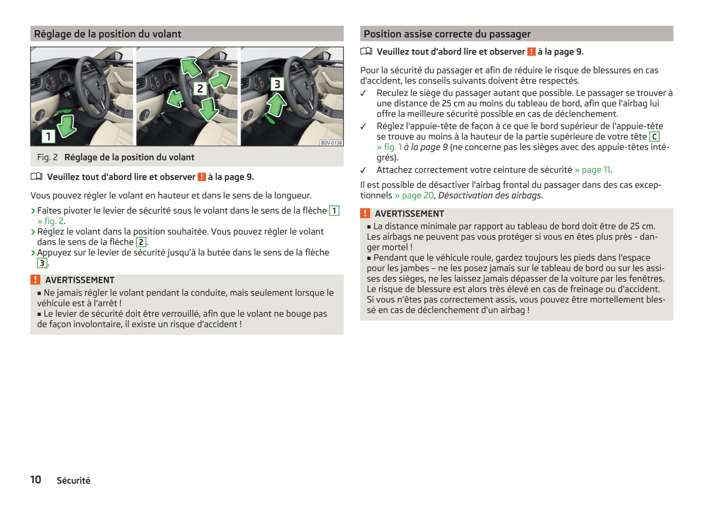 2015-2016 Skoda Superb Owner's Manual | French