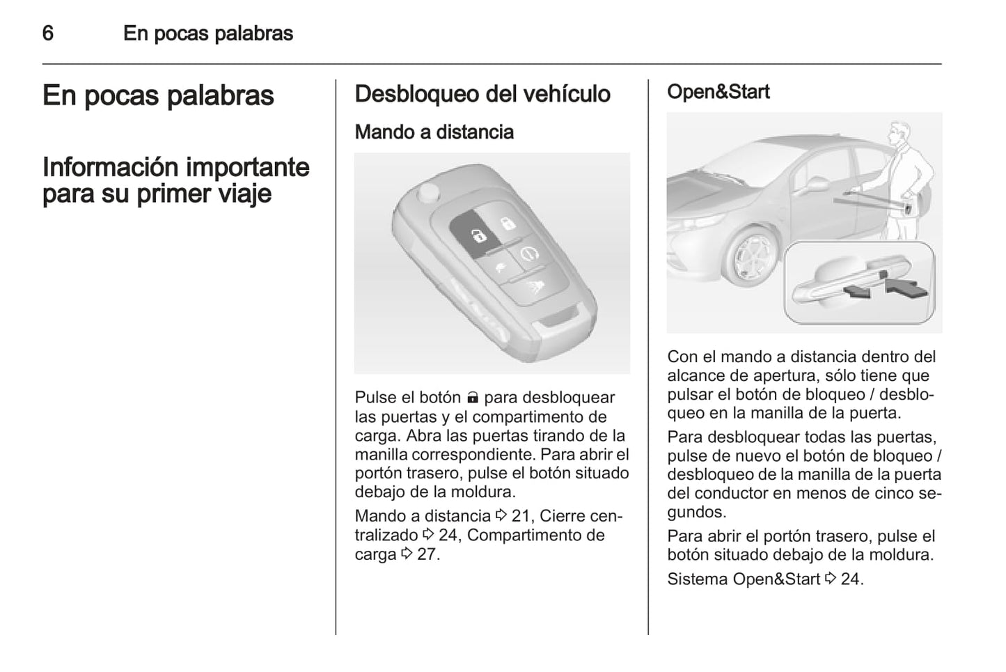 2012-2013 Opel Ampera Owner's Manual | Spanish