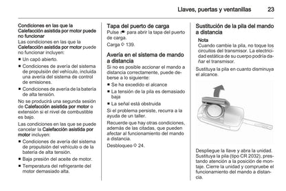 2012-2013 Opel Ampera Owner's Manual | Spanish