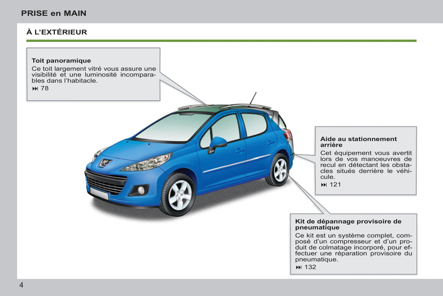 2011-2014 Peugeot 207/207 SW Bedienungsanleitung | Französisch