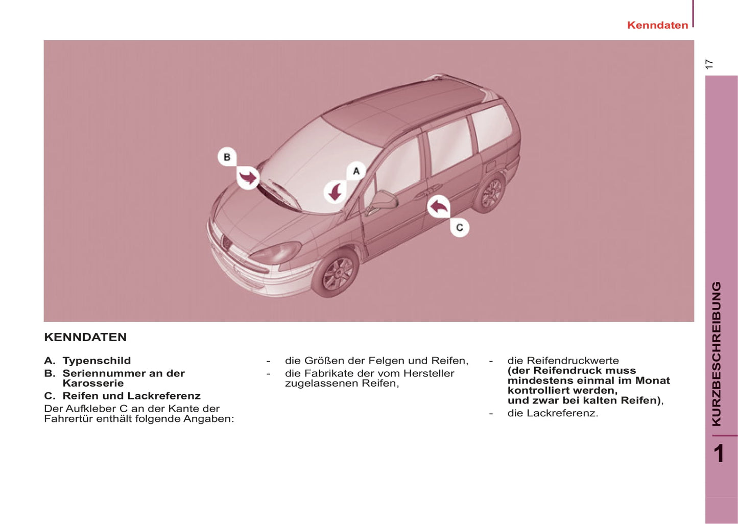 2013-2014 Peugeot 807 Bedienungsanleitung | Deutsch