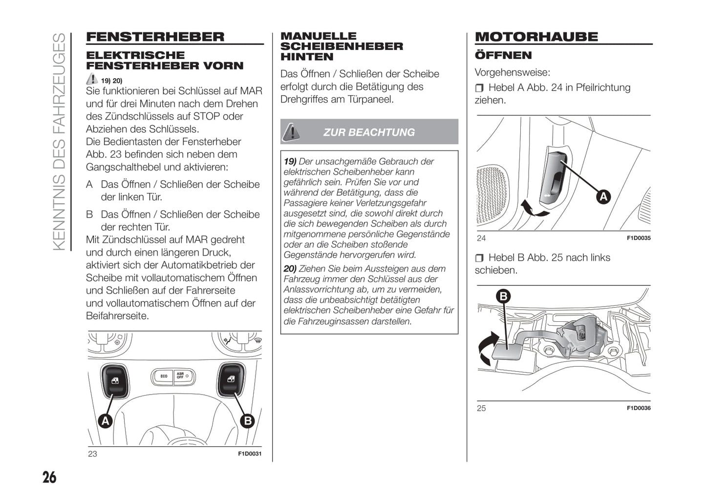 2016-2017 Fiat Panda Owner's Manual | German