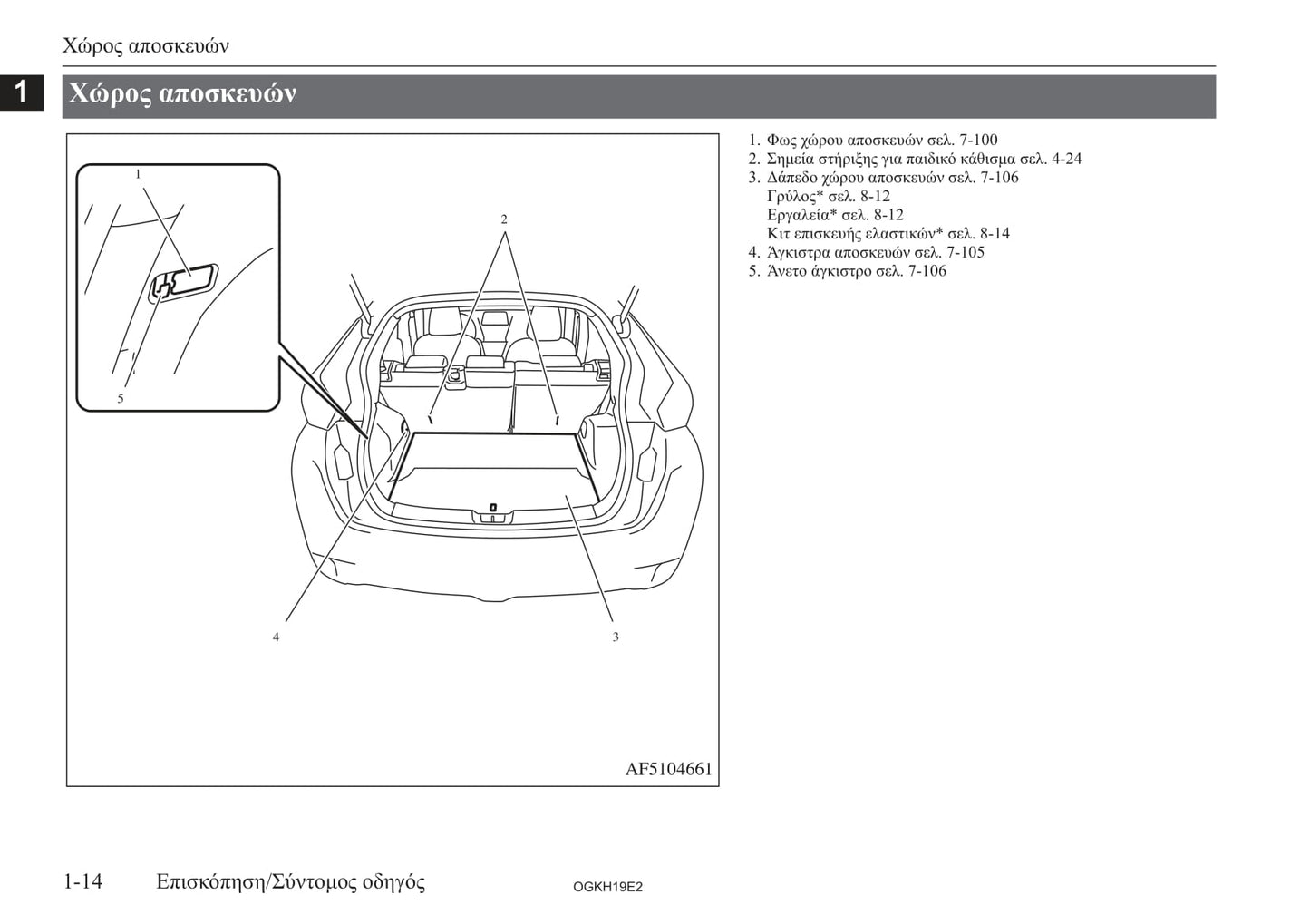 2017-2019 Mitsubishi Eclipse Cross Owner's Manual | Greek