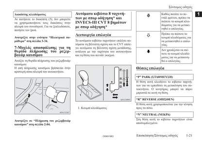 2017-2019 Mitsubishi Eclipse Cross Owner's Manual | Greek