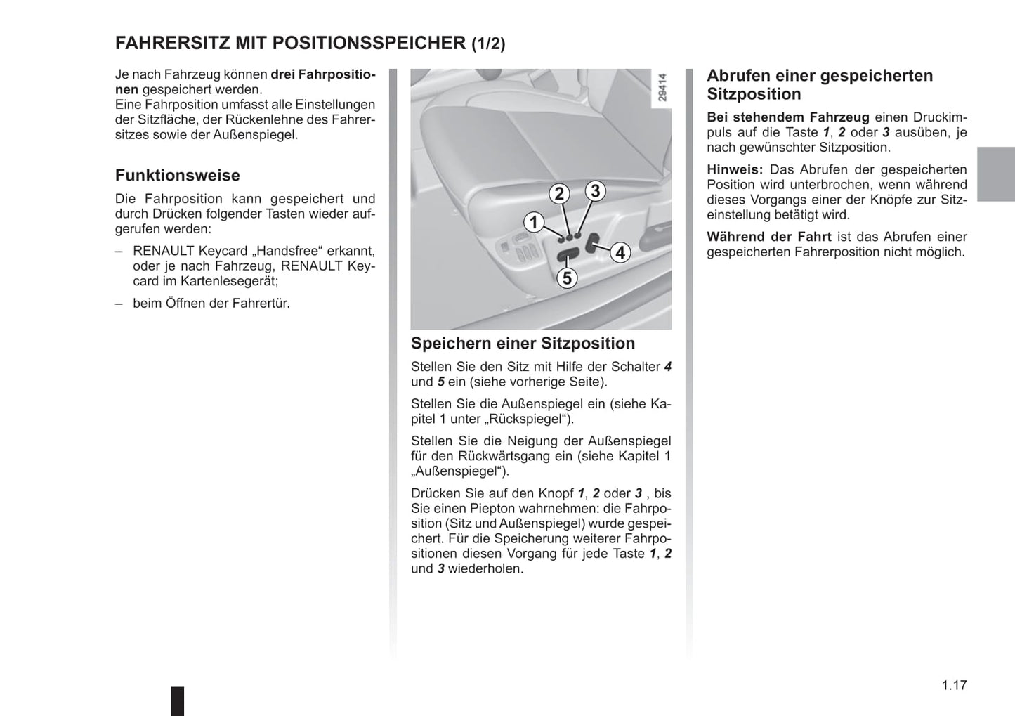 2014-2015 Renault Latitude Bedienungsanleitung | Deutsch