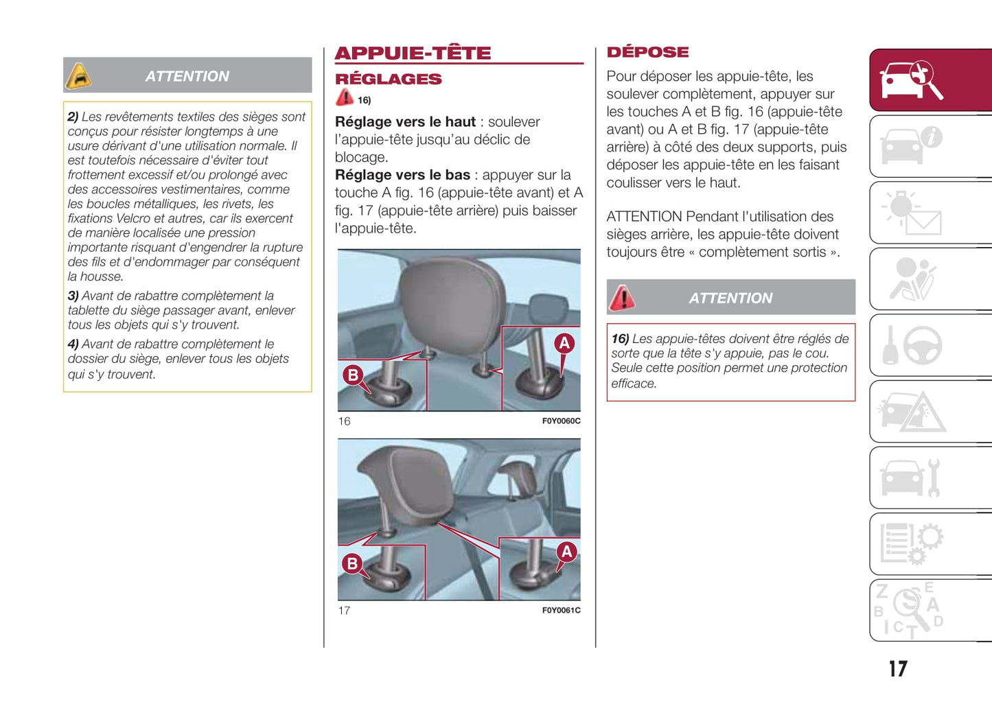 2017-2018 Fiat 500L Bedienungsanleitung | Französisch