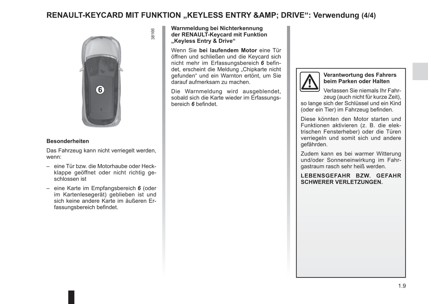 2017-2019 Renault Captur Owner's Manual | German