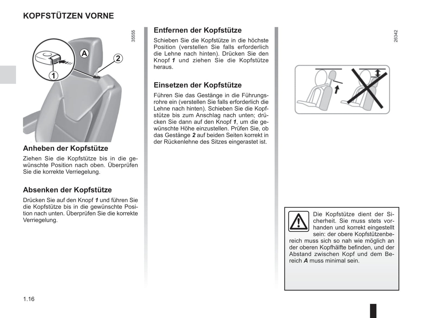 2017-2019 Renault Captur Owner's Manual | German