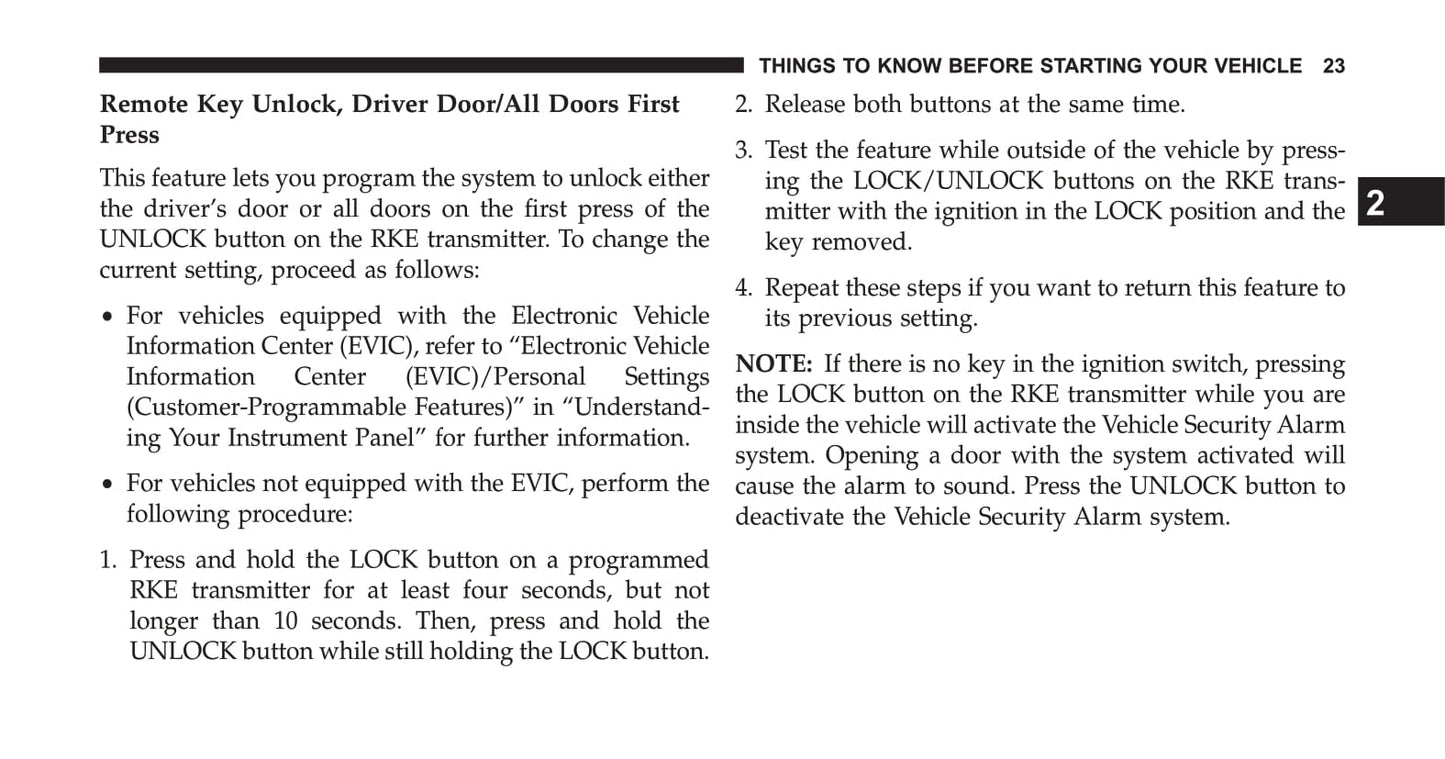 2014 Dodge Avenger Owner's Manual | French