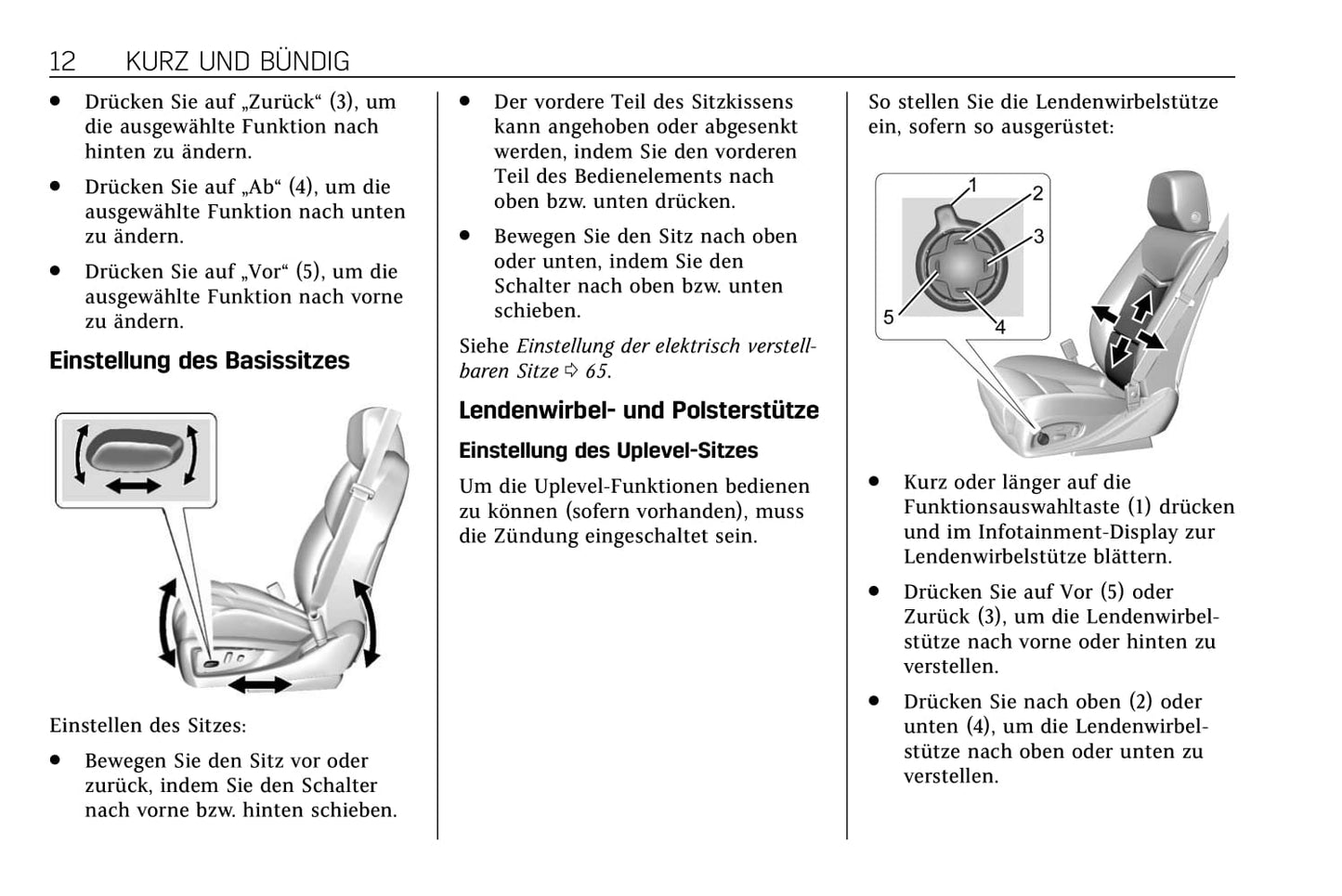 2015-2018 Cadillac Escalade Bedienungsanleitung | Deutsch