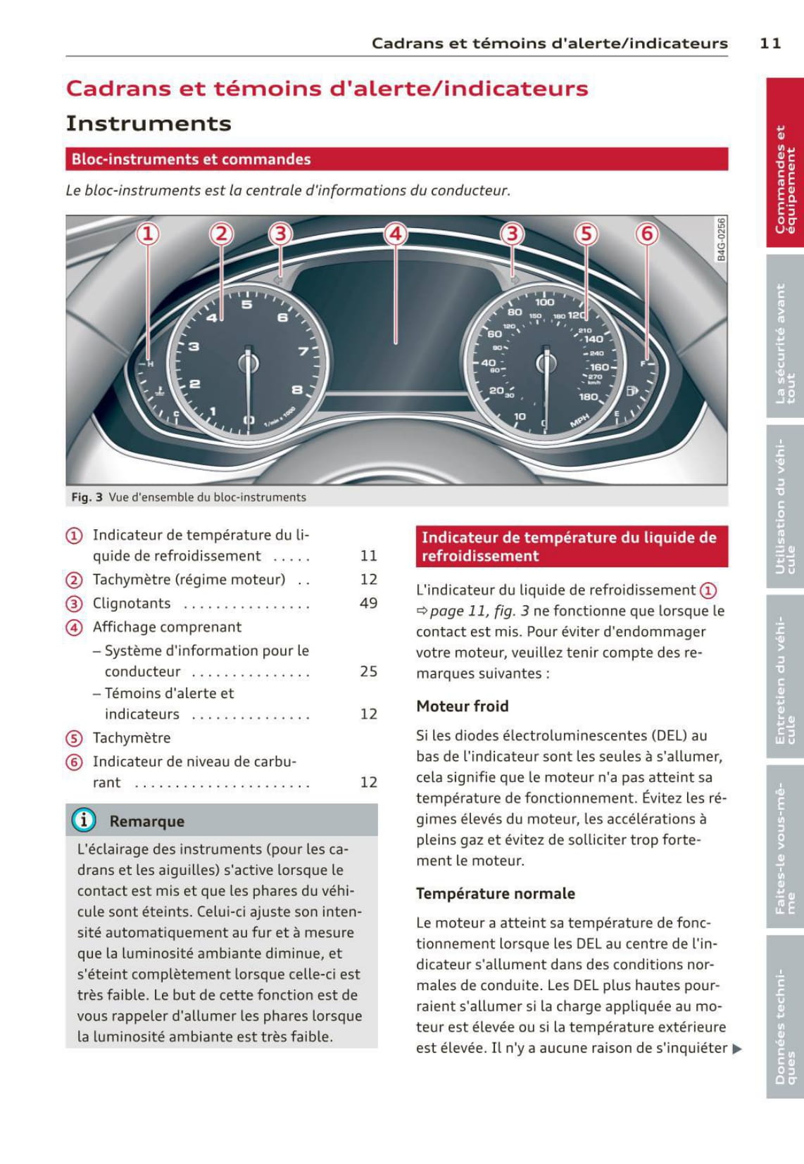 2010-2014 Audi A7 Sportback/S7 Sportback Owner's Manual | French