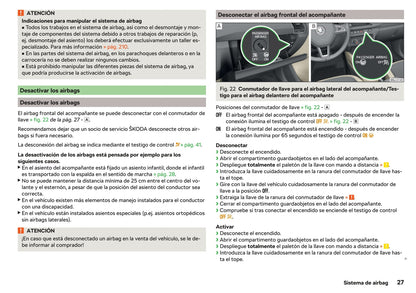 2017-2018 Skoda Fabia Owner's Manual | Spanish