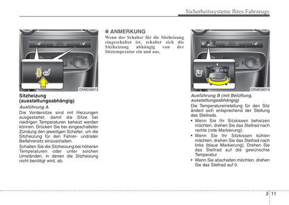 2010-2011 Kia Sorento Owner's Manual | German