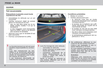 2014-2015 Peugeot 207 CC Bedienungsanleitung | Französisch