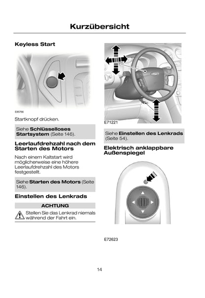 2007-2008 Ford Mondeo Bedienungsanleitung | Deutsch