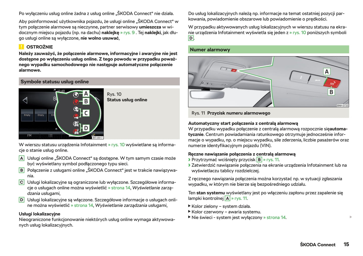 2018-2019 Skoda Rapid Spaceback Owner's Manual | Polish