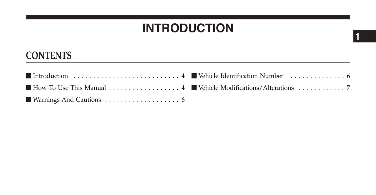 2012 Dodge Challenger SRT8 Owner's Manual | English