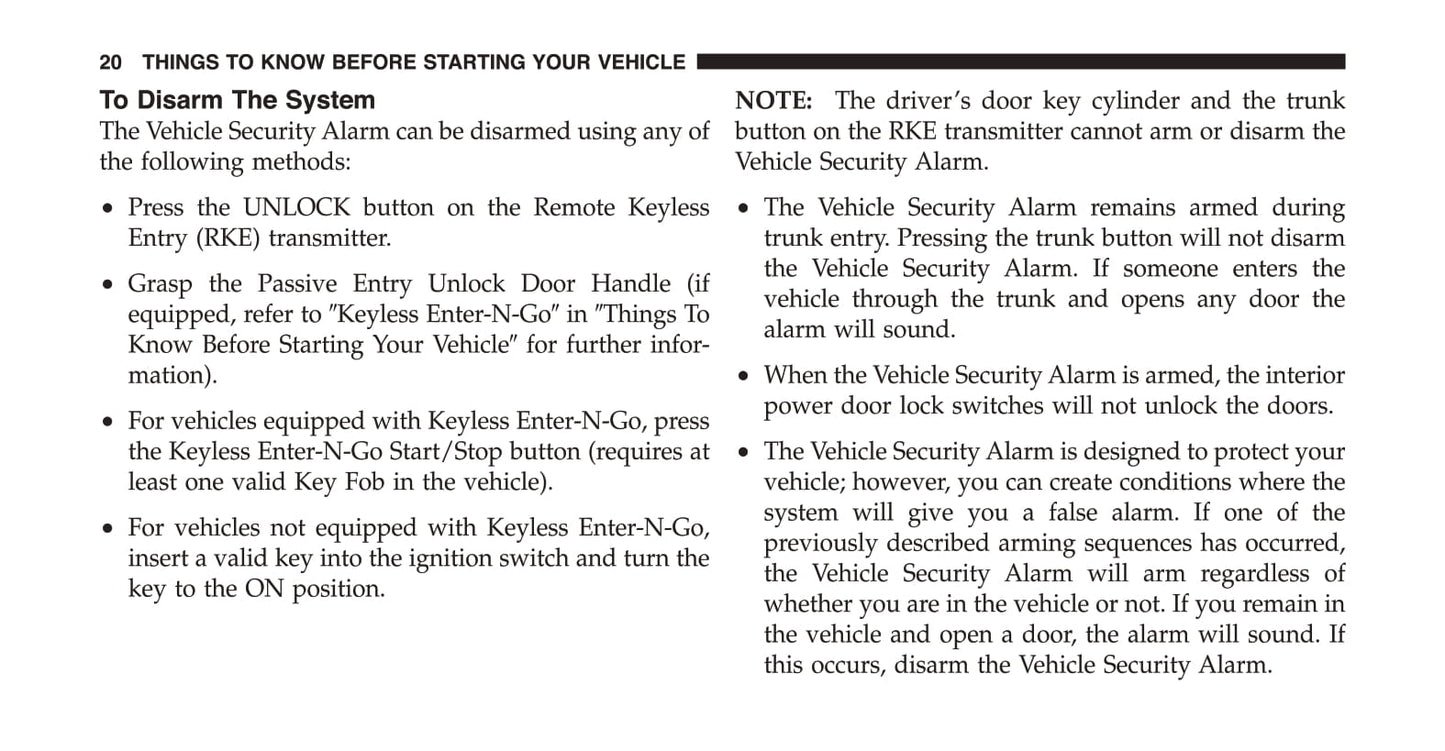 2012 Dodge Challenger SRT8 Owner's Manual | English