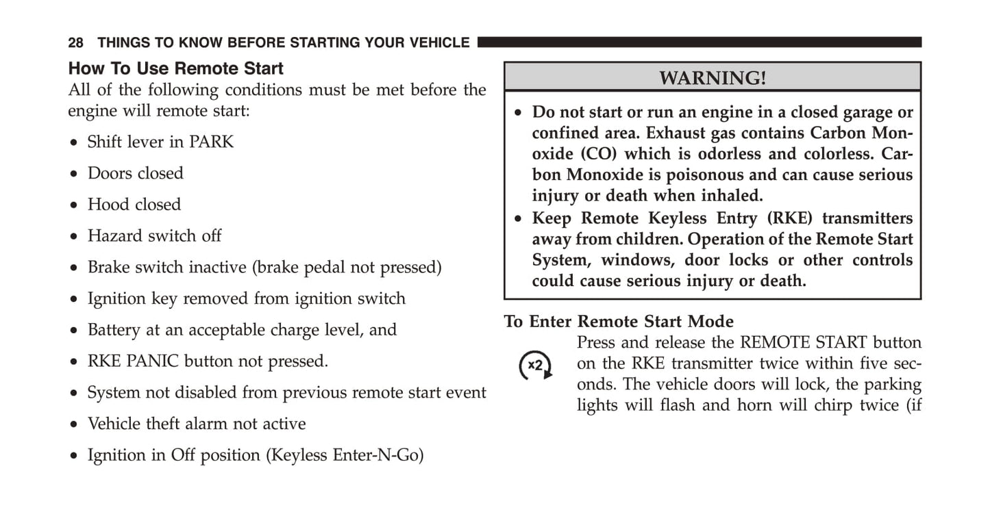 2012 Dodge Challenger SRT8 Owner's Manual | English