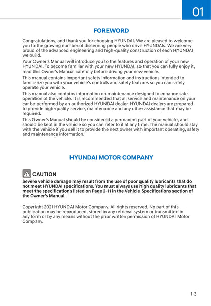 2021-2022 Hyundai Ioniq 5 Owner's Manual | English