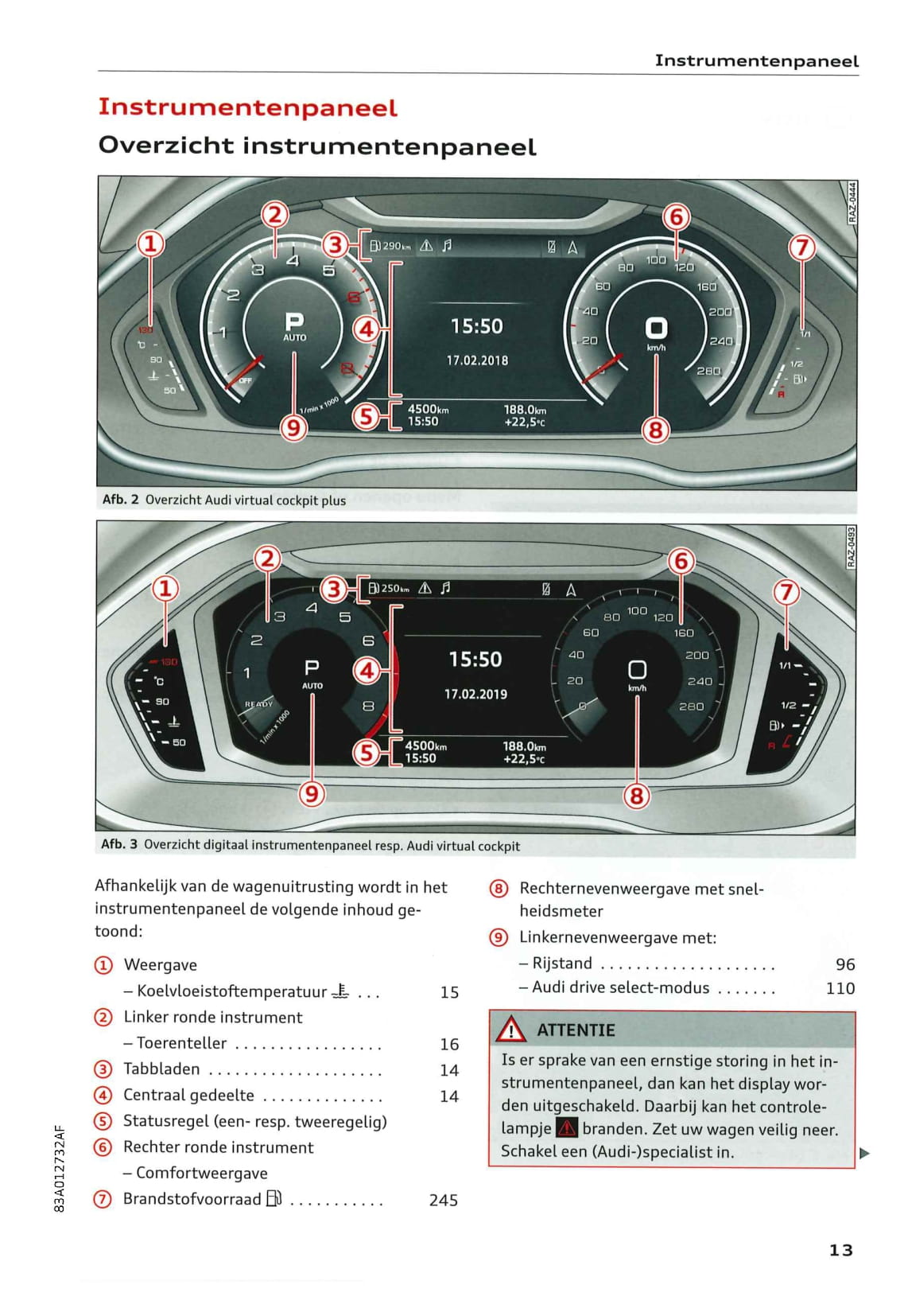 2018-2021 Audi Q3/Q3 Sportback/RS Q3 Owner's Manual | Dutch