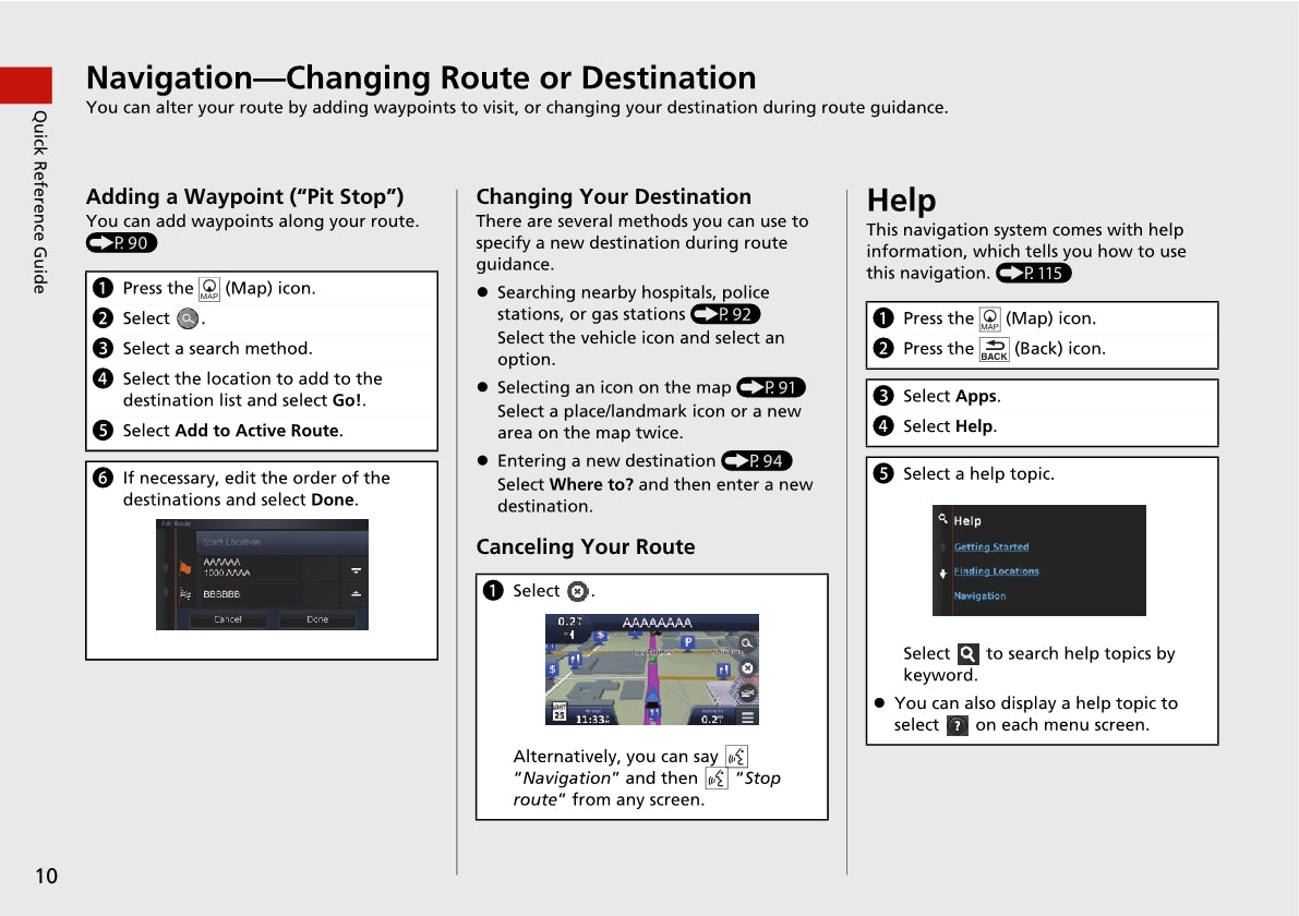 Honda CR-V Navigation Bedienungsanleitung 2018