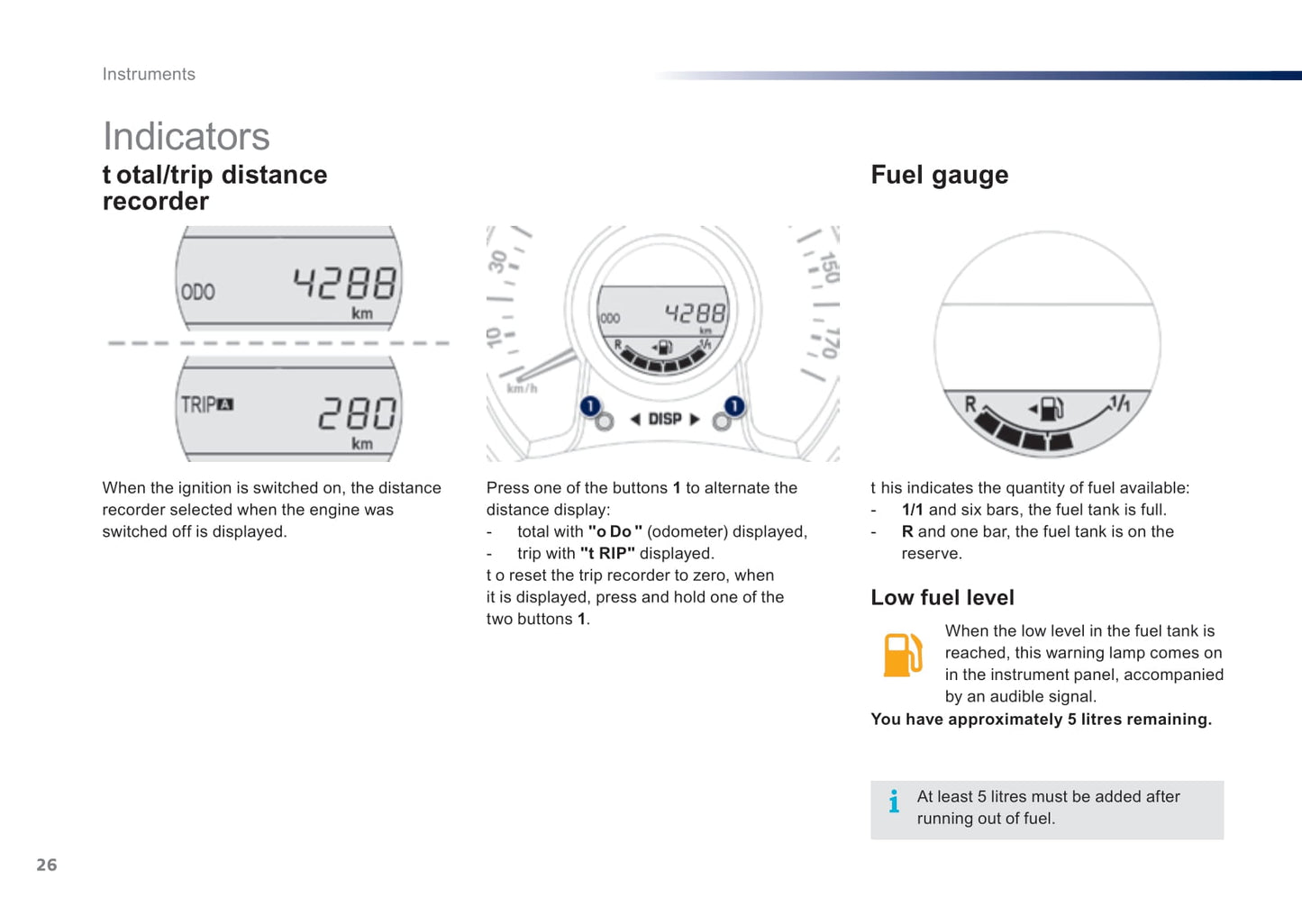 2016-2018 Peugeot 108 Owner's Manual | English