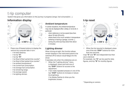 2016-2018 Peugeot 108 Owner's Manual | English