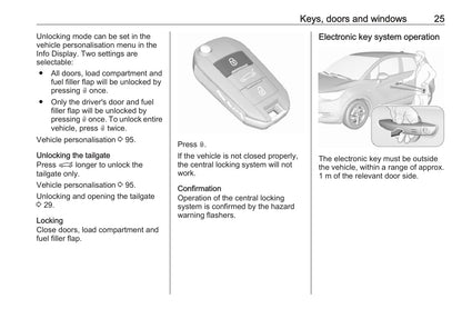 2019 Opel Crossland X Owner's Manual | English