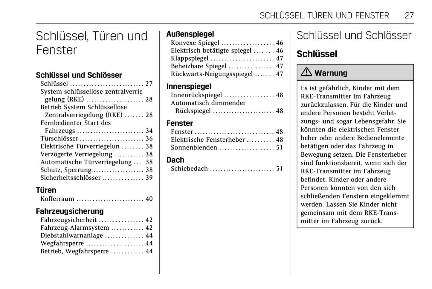 2012-2018 Cadillac ATS/ATS-V Owner's Manual | German