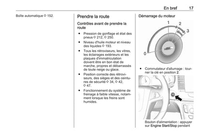 2017-2018 Opel Mokka/Mokka X Owner's Manual | French