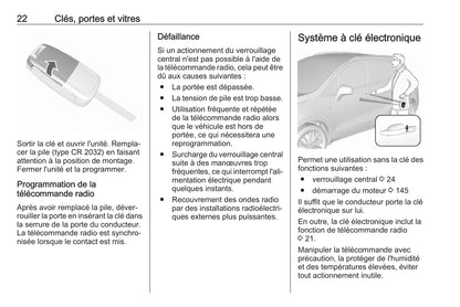 2017-2018 Opel Mokka/Mokka X Owner's Manual | French