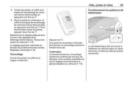 2017-2018 Opel Mokka/Mokka X Owner's Manual | French