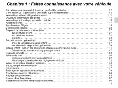 2018-2019 Renault Koleos Bedienungsanleitung | Französisch