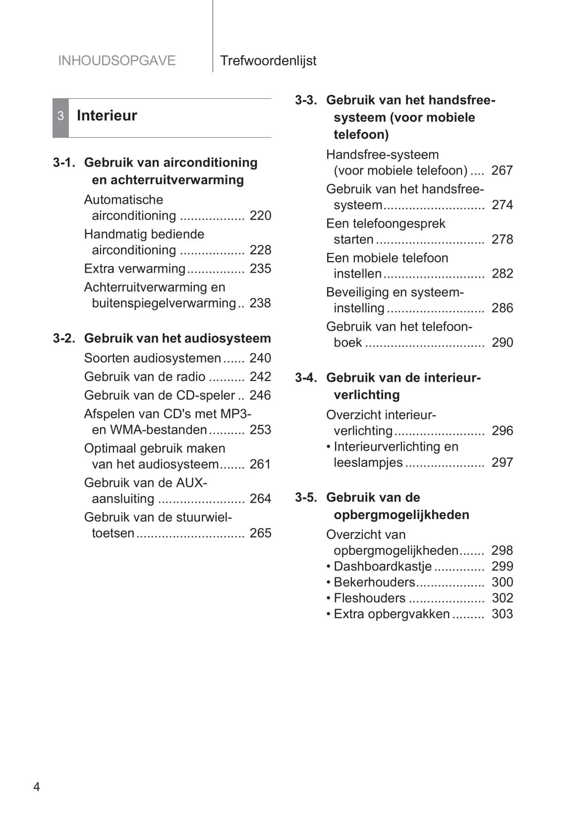 2009-2010 Toyota Urban Cruiser Bedienungsanleitung | Niederländisch