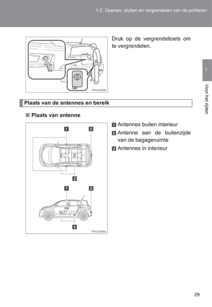 2009-2010 Toyota Urban Cruiser Owner's Manual | Dutch