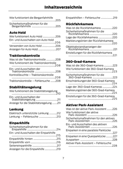 2020-2021 Ford Mustang Mach-E Owner's Manual | German