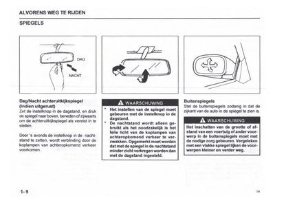 1996-2003 Subaru Justy Bedienungsanleitung | Niederländisch